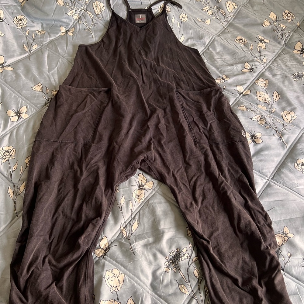 Free people movement Black Jumpsuit
